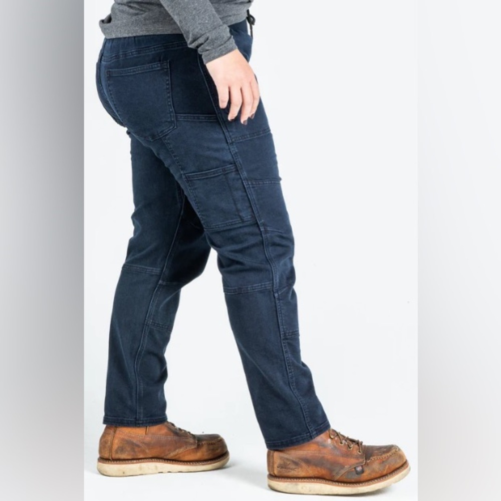 New! Dovetail Workwear, multiple size, Christa DIY, Sulfur Navy Stretch Twill - Picture 10 of 12